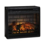 Inserto de Chimenea Eléctrica Infrarroja Signature Design by Ashley W100-101 24 Pulgadas 5386 BTU 1500 W Control Remoto