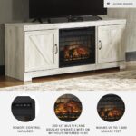 Inserto de Chimenea Eléctrica Infrarroja Signature Design by Ashley W100-101 24 Pulgadas 5386 BTU 1500 W Control Remoto