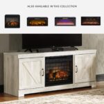 Inserto de Chimenea Eléctrica Infrarroja Signature Design by Ashley W100-101 24 Pulgadas 5386 BTU 1500 W Control Remoto