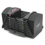 Mancuernas ajustables PowerBlock Pro 50, vendidas por pares, mancuernas de 5-50 lb, construcción de acero duradera, equi