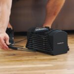 Mancuernas ajustables PowerBlock Pro 50, vendidas por pares, mancuernas de 5-50 lb, construcción de acero duradera, equi