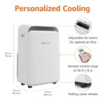 Aire acondicionado portátil 3 en 1 Basics MPPDA-06CRN8-BCF5 10000 BTU ASHRAE para espacios hasta 42 m2 modos enfriamient