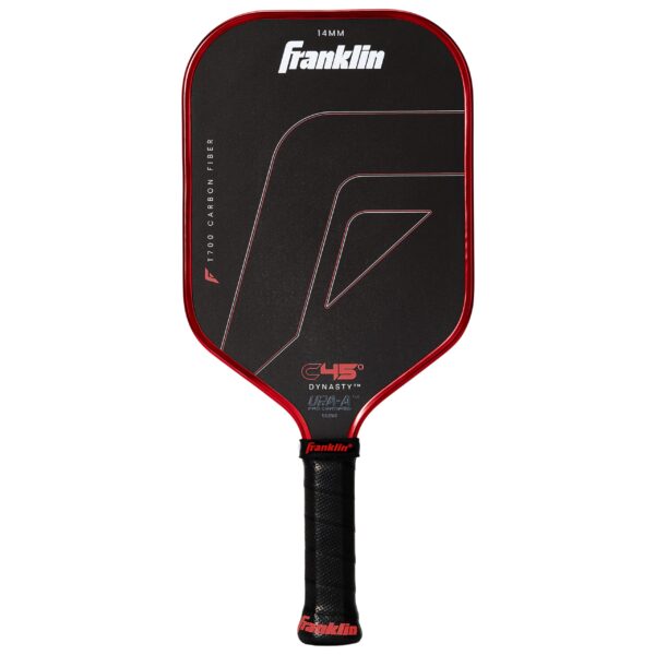 Franklin Sports Paletas profesionales de Pickleball – Serie de fibra de carbono C45 - Aprobadas oficialmente por USAP +