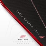 Franklin Sports Paletas profesionales de Pickleball – Serie de fibra de carbono C45 - Aprobadas oficialmente por USAP +