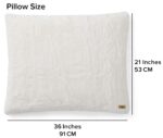 Funda edredon pelo sintetico reversible UGG Britannica Home Fashions Inc 13712 crema Micromink king con fundas de almoha