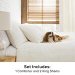 Funda edredon pelo sintetico reversible UGG Britannica Home Fashions Inc 13712 crema Micromink king con fundas de almoha
