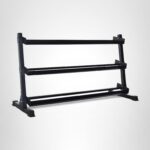 CAP 2-Tier & 3-Tier Dumbbell Rack for Home Gym, Heavy-Duty Steel Weight Storage Rack for Hex Dumbbells, Holds 5-35lb 5-5