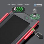 Caminadora plegable 2 en 1 Superbuy SH37590-RE motor 2.25 HP 0.6 a 7.5 mph bajo escritorio Bluetooth altavoz LED plegabl