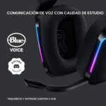 Auriculares inalámbricos para juegos Logitech G733 Lightspeed, diadema de suspensión, Lightsync RGB, micrófono Blue VO!C