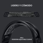 Auriculares inalámbricos para juegos Logitech G733 Lightspeed, diadema de suspensión, Lightsync RGB, micrófono Blue VO!C
