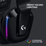 Auriculares inalámbricos para juegos Logitech G733 Lightspeed, diadema de suspensión, Lightsync RGB, micrófono Blue VO!C