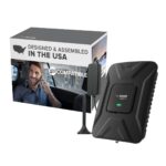 weBoost Drive X - Amplificador de señal de teléfono celular para vehículos | 5G y 4G LTE | Antena magnética para techo |