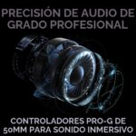Auriculares inalámbricos Logitech G Pro X 981-000906 Lightspeed PRO-G 50mm DTS 2.0 batería 20h