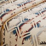 Juego de edredón Pendleton White Sands Britannica Home Fashions 37509 King Cal King algodón premium 110x96 pulgadas esta
