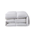 Edredón de fibra de plumón Serta Blue Ridge Home Fashions SE010216 100% algodón 300 hilos 500 poder de relleno talla Kin