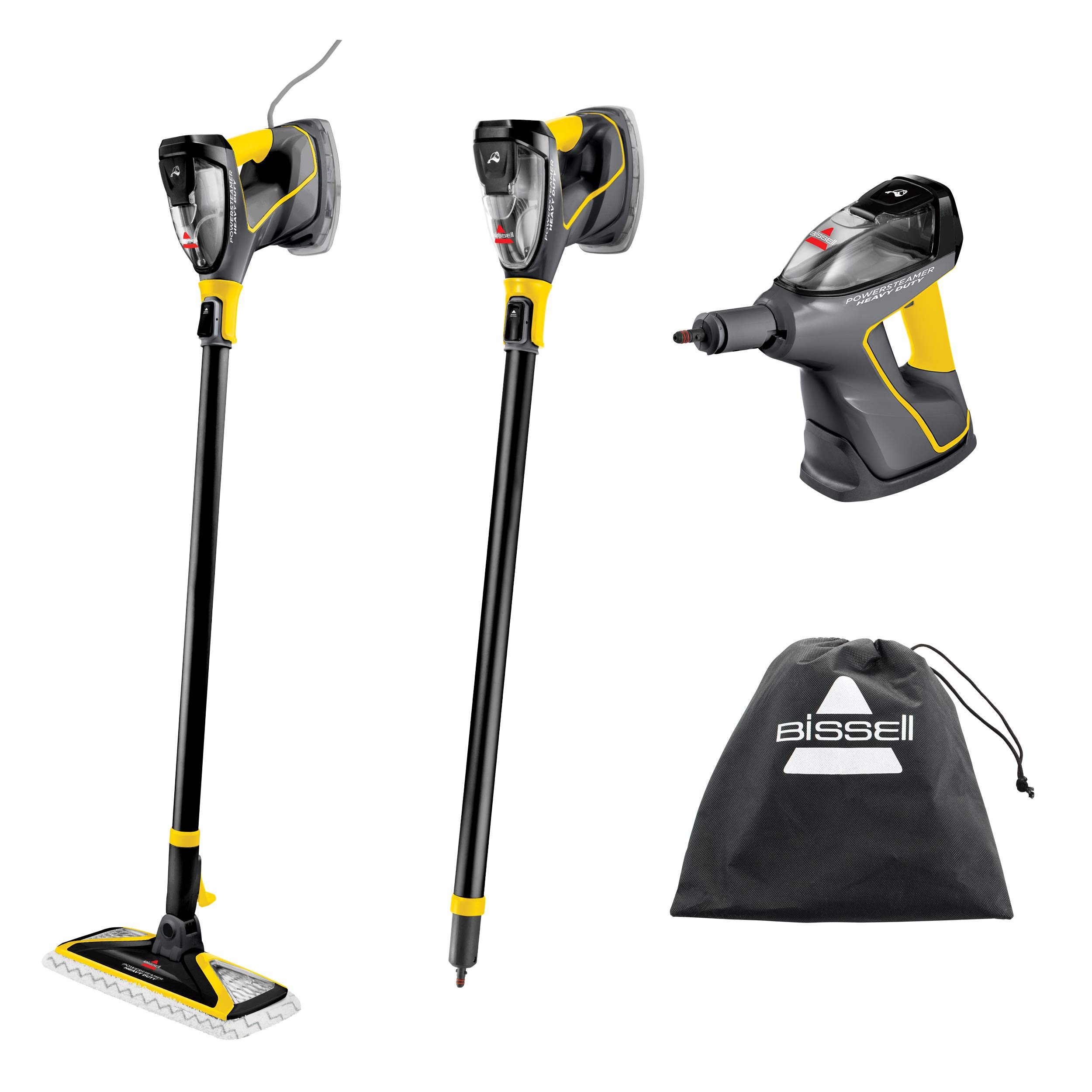 Version 1.0.0 Trapeador de vapor 3 en 1 con vaporizador de mano Bissell Power Steamer 2685A para interiores y exteriores garaje automó