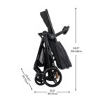 Evenflo Sistema de viaje Pivot NXT con asiento de automóvil infantil LiteMax NXT (gris Silverado)