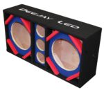 Deejay LED Dos woofers de 10 pulgadas más tres tweeters BL