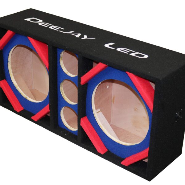 Deejay LED Dos woofers de 10 pulgadas más tres tweeters BL