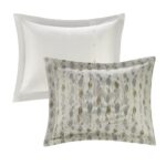 Juego de edredón jacquard Madison Park MPS10-459 poliéster 9 piezas tamaño King