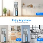 Dispensador Enfriador de Agua Brio Moderna CLBL720SC Carga Inferior Triple Temperatura Regulable Autolimpieza Panel Táct