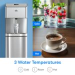 Dispensador Enfriador de Agua Brio Moderna CLBL720SC Carga Inferior Triple Temperatura Regulable Autolimpieza Panel Táct