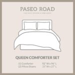 Juego de edredón Tammy HiEnd Accents WS1919-SQ-OC 3 piezas Queen estampado floral cachemira mezcla de algodón bronce ama