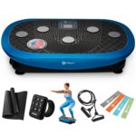 Plataforma de Vibracion 4D LifePro Rumblex Plus LP-RMXPLS-BLU 3 Motores 60 Velocidades 7 Modos 500 lb
