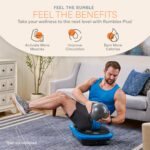 Plataforma de Vibracion 4D LifePro Rumblex Plus LP-RMXPLS-BLU 3 Motores 60 Velocidades 7 Modos 500 lb