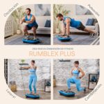 Plataforma de Vibracion 4D LifePro Rumblex Plus LP-RMXPLS-BLU 3 Motores 60 Velocidades 7 Modos 500 lb