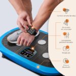Plataforma de Vibracion 4D LifePro Rumblex Plus LP-RMXPLS-BLU 3 Motores 60 Velocidades 7 Modos 500 lb