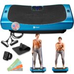 Plataforma vibratoria 4D LifePro Rumblex Plus LP-RMXPRO-BLU triple motor 60 velocidades 7 programas control remoto muñec