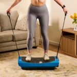 Plataforma vibratoria 4D LifePro Rumblex Plus LP-RMXPRO-BLU triple motor 60 velocidades 7 programas control remoto muñec