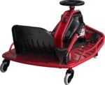 Razor Crazy Cart - Carrito motorizado de deriva de 24 V, velocidad variable, hasta 12 mph, barra de deriva para giros co