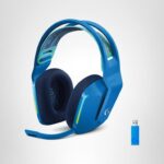 Auriculares Inalambricos Gaming Logitech G733 Lightspeed 981-000942 azul diadema suspension RGB microfono Blue VO!CE