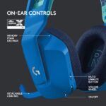 Auriculares Inalambricos Gaming Logitech G733 Lightspeed 981-000942 azul diadema suspension RGB microfono Blue VO!CE