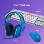 Auriculares Inalambricos Gaming Logitech G733 Lightspeed 981-000942 azul diadema suspension RGB microfono Blue VO!CE