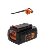BLACK+DECKER Barredora inalámbrica de 40 V MAX con batería adicional, 2.0 Ah (LSW36 y LBX2040)