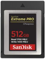 SanDisk Tarjeta CFexpress Extreme PRO de 512 GB tipo B - SDCFE-512G-GN4NN, interfaz micro sdxc, tipo de memoria XQD