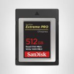 SanDisk Tarjeta CFexpress Extreme PRO de 512 GB tipo B - SDCFE-512G-GN4NN, interfaz micro sdxc, tipo de memoria XQD