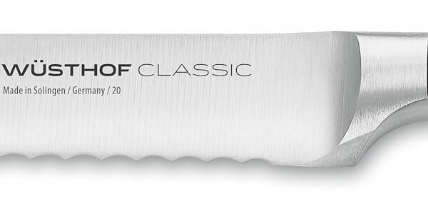 WÜSTHOF Cuchillo utilitario dentado clásico de 5 pulgadas, negro Wusthof 1040101614