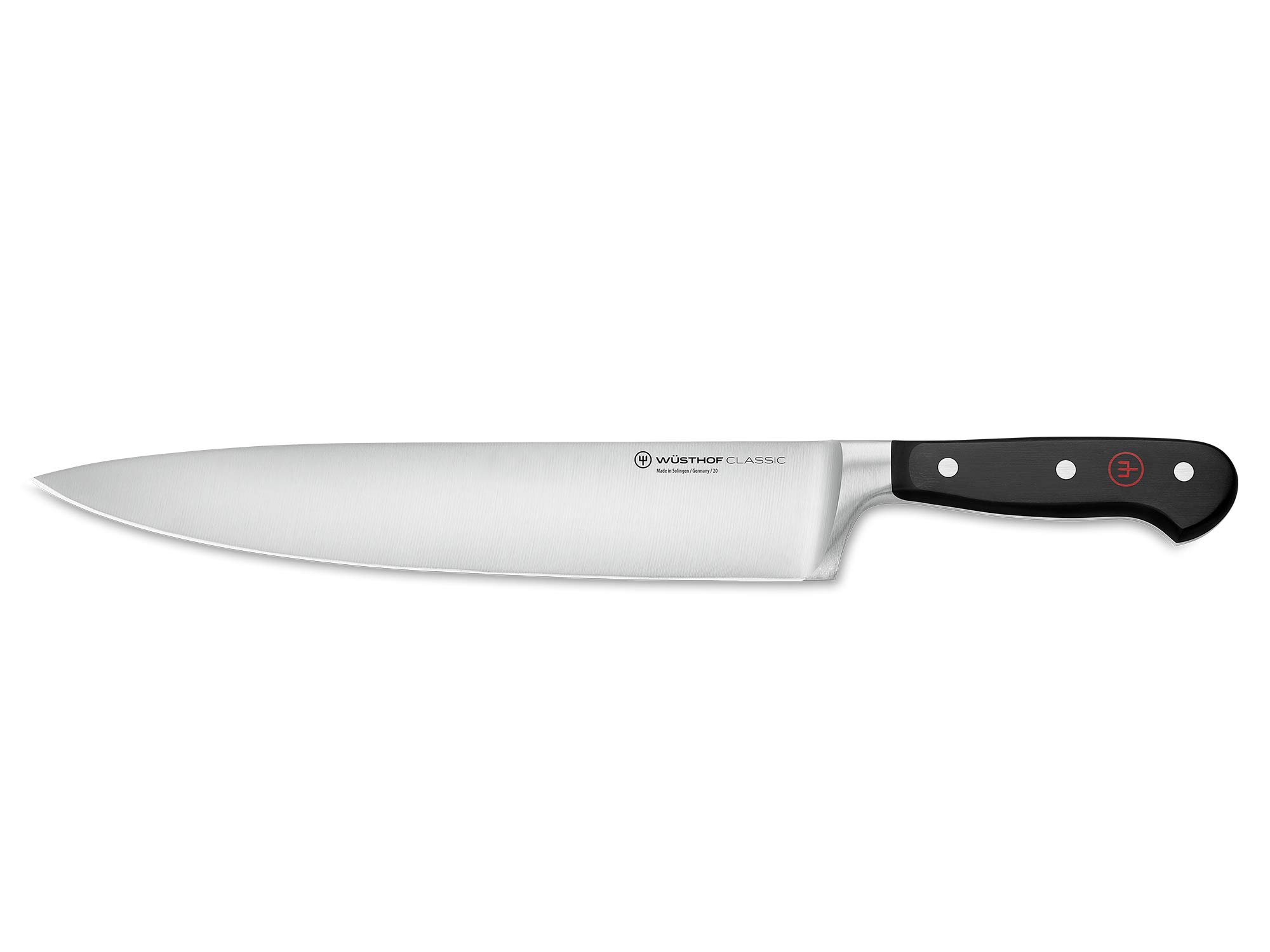 Version 1.0.0 WÜSTHOF Cuchillo de chef clásico de 10 pulgadas, color negro