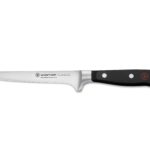 WÜSTHOF Cuchillo deshuesador clásico de 5 pulgadas, negro Wusthof 1040101414