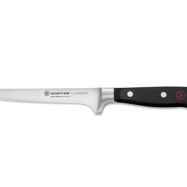 WÜSTHOF Cuchillo deshuesador clásico de 5 pulgadas, negro Wusthof 1040101414