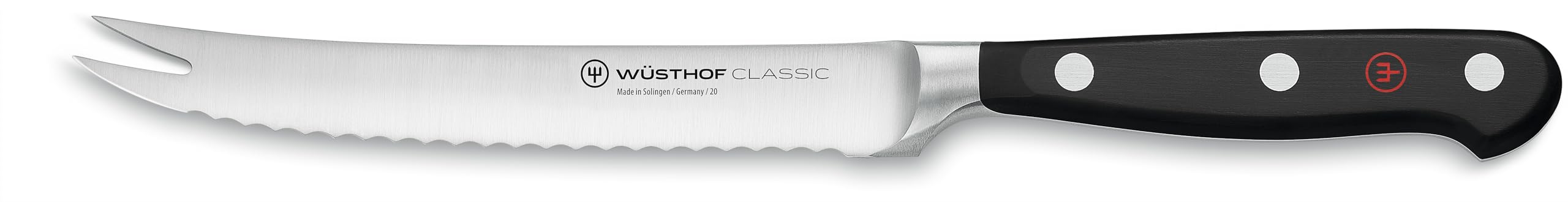 Version 1.0.0 Wüsthof Cuchillo de tomate clásico de 5 pulgadas, negro 1040101914