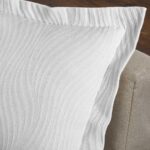 Juego de colcha matelasse en cascada 3 piezas Home City Inc BEDSPREAD CCAD-QN-WH algodón tamaño Queen blanco