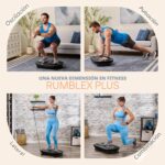 Lifepro 4D Vibration Plate Exercise Machine — Triple Motor, 7 Presets, 60 Speeds Rumblex Plus/Pro Vibrating Platform wit
