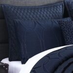Juego de edredón Riverbrook Home 82395 King 10 piezas 100% poliéster azul oscuro Destiny para recámara