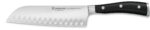 WÜSTHOF Classic IKON Cuchillo Santoku de borde hueco de 7 pulgadas, negro 1040331317