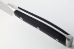 WÜSTHOF Classic IKON Cuchillo Santoku de borde hueco de 7 pulgadas, negro 1040331317